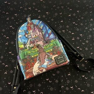 Disney • Loungefly • Belle • Beauty and the Beast • NWOT Mini Backpack